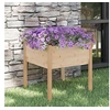 Image de Jardinière d extérieur 70x70x70 cm bois de pin massif