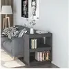 Image de Bibliothèque Gris 60x35x71 cm Bois de pin massif