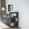 Image de Bibliothèque Séparateur de pièce Gris 60x35x103 cm Pin massif