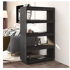 Image de Bibliothèque Séparateur de pièce Gris 80x35x135 cm Pin massif
