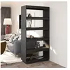 Image de Bibliothèque/Séparateur de pièce Gris 80x35x167 cm Pin massif810896