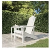 Image de Chaise H. 92 cm non pliable en bois massif exterieur blanc