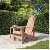 Image de Chaise Adirondack de jardin PEHD marron318639
