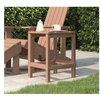 Image de Table de jardin Adirondack Marron 38x38x46 cm PEHD