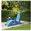 Image de Chaise non pliable H. 36 cm exterieur bleu