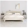 Image de Tables de chevet HAMAR 2 pcs Blanc 40x35x62 cm Bois massif340417