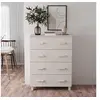 Image de Buffet Armoire de Rangement Meuble de Rangement Armoire Latérale Salon Maison Intérieur Blanc 79x40x103,5 cm Bois Massif de Pin