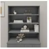 Image de Dessus de buffet HAMAR Gris foncé 90x30x100 cm Bois de pin340434