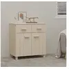 Image de Buffet HAMAR Marron miel 79x40x80 cm Bois massif de pin340436