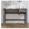 Image de Bureau HAMAR Gris clair 110x40x75 cm Bois massif de pin