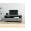 Image de Meuble TV HAMAR Gris foncé 106x40x40 cm Bois massif de pin340470