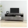 Image de Meuble TV HAMAR Gris clair 106x40x40 cm Bois massif de pin340471