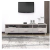 Image de Meuble TV HAMAR Blanc 158x40x40 cm Bois massif de pin340473