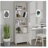 Image de Buffet HAMAR Blanc 60x35x180 cm Bois de pin massif340489