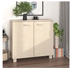 Image de Buffet Armoire Latérale Meuble de Rangement Organisateur de Maison Salon Salle de Séjour Intérieur Marron Miel 85x35x80 cm Bois Massif de Pin