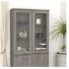 Image de Dessus de buffet HAMAR Gris clair 85x35x100 cm Bois de pin
