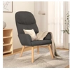 Image de Fauteuil relax tissu gris foncé