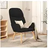 Image de Fauteuil relax tissu noir