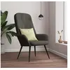Image de Fauteuil relax velours gris foncé