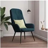 Image de Fauteuil relax velours blauw