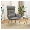 Image de Fauteuil relax tissu gris clair