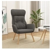 Image de Fauteuil relax tissu gris foncé