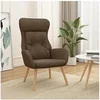 Image de Fauteuil relax tissu bruin
