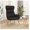 Image de Fauteuil relax tissu noir