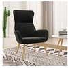 Image de Chaise de relaxation Noir Velours