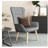 Image de Fauteuil relax tissu gris clair