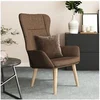 Image de Fauteuil relax tissu bruin