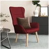 Image de Relaxstoel stof wijnrood341402