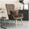 Image de Fauteuil relax tissu taupe