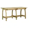 Image de Table de jardin 160x74x75 cm Bois de pin imprégné