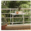 Image de Table de balcon Blanc 60x40 cm Acier
