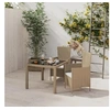 Image de Mobilier à Dîner de Jardin 3 pcs avec Coussins Ensemble de Salle à Manger Table et Chaises de Repas de Terrasse Patio 3094901