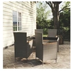 Image de 5-delige Tuinset met kussens poly rattan grijs3094935