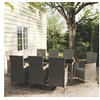 Image de 9-delige Tuinset met kussens poly rattan grijs3094938