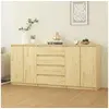 Image de Armoires latérales 3 pcs Bois de pin massif