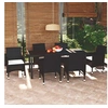 Image de Mobilier à Dîner de Jardin et Coussins 7 pcs Ensemble de Salle à Manger de Patio Table et Chaises d'Extérieur Balcon 3094977