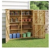 Image de Abri à outils de jardin 163x50x171 cm Bois de pin solide 318198