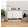 Image de Buffet Blanc 97x31x75 cm Aggloméré