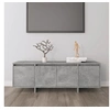Image de Meuble TV gris béton 120x30x40,5 cm bois d ingénierie