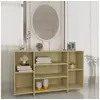 Image de Buffet chêne sonoma 120x30x75 cm bois d'ingénierie809623