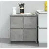 Image de Buffet Gris béton 70x41x75 cm Bois d'ingénierie