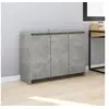 Image de Buffet Gris béton 102x33x75 cm Bois d ingénierie