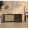 Image de Meuble TV, Armoire de Télévision avec Porte et Compartiment, Meuble Télé avec Rangement Salle de Séjour, Chêne Sonoma Bois d'Ingénierie