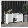 Image de Meuble TV Blanc 102x37,5x52,5 cm Bois d ingénierie