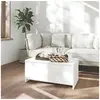 Image de Table basse blanc 90x50x41,5 cm bois d'ingénierie809818