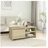 Image de Table Basse Table d'Appoint Bout de Canapé Table de Salon Meuble de Salle de Séjour Intérieur 102x50x45 cm Chêne Sonoma Bois d'Ingénierie